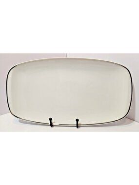 Rosenthal Studio Line Hans Theo Bauman Berlin Platinum Sandwich Tray Platter